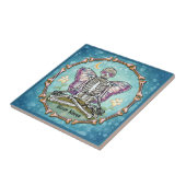 Skeleton Butterfly Tegeltje (Zijkant)