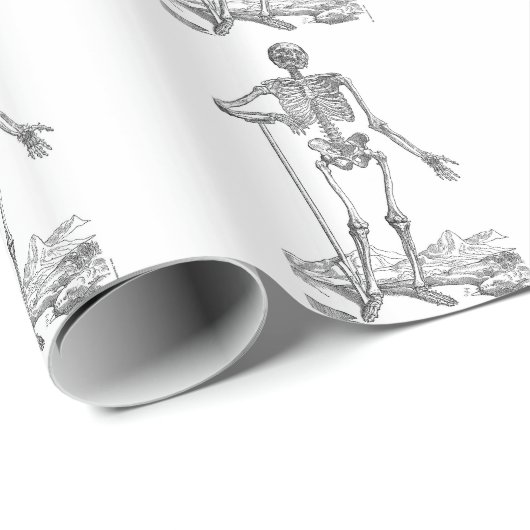 Skeleton Cadeaupapier (Rol Hoek)