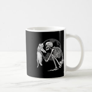 Skeleton Cat Skull Kat Schattigee geest Halloween  Koffiemok