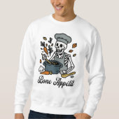Skeleton Chef Halloween - Spooky Herfst Koken Trui (Voorkant)