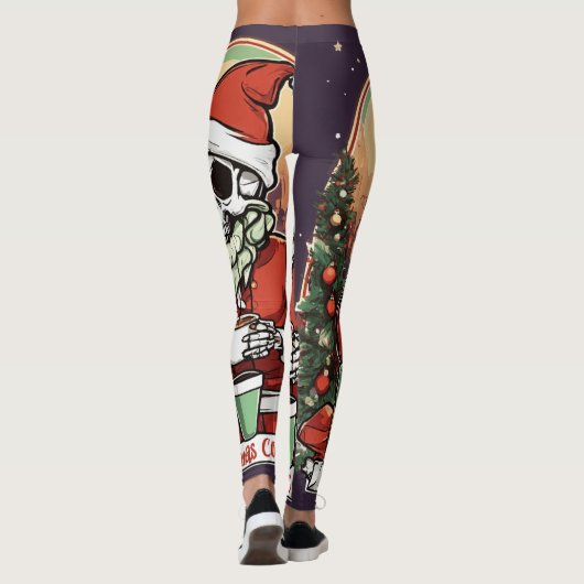 Skeleton Christmas legging (Achterkant)