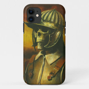 Skeleton Civil War Roundhead iPhone 5 Hoesje-Mate iPhone 11 Hoesje