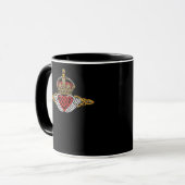 Skeleton Claddagh Color Mok (Voorkant links)