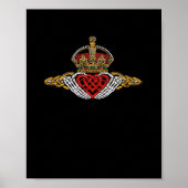 Skeleton Claddagh Color Poster (Voorkant)