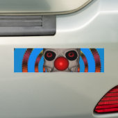 Skeleton Clown Bumpersticker (Op auto)
