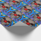 Skeleton Clown Cadeaupapier (Hoek)