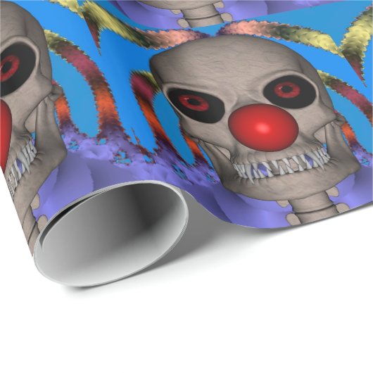 Skeleton Clown Cadeaupapier (Rol Hoek)