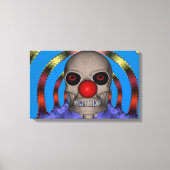 Skeleton Clown Canvas Afdruk (Voorkant)