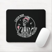 Skeleton Coffee Cheer Mom Surviving Comp Weekend M Muismat (Met muis)