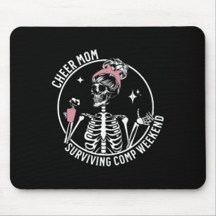 Skeleton Coffee Cheer Mom Surviving Comp Weekend M Muismat