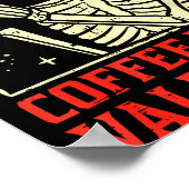 Skeleton Coffee Is My Valentine Funny Valentines D Poster (Hoek)