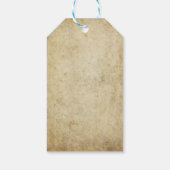 Skeleton Couple for Halloween Wedding Cadeaulabel (Achterkant)