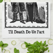 Skeleton Couple - Ktichen Towel (Aanpassen) Theedoek (Gevouwen)
