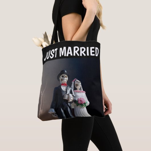 SKELETON COUPLE NET MARRIED WEDDING TAS PURSE (Dichtbij)