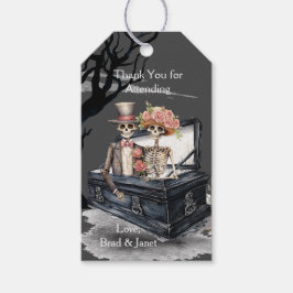 Skeleton Couple Wedding Cadeaulabel