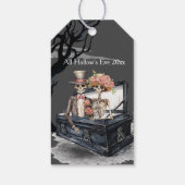 Skeleton Couple Wedding Cadeaulabel (Achterkant)