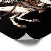 Skeleton Cowboy Halloween Kostuum Kinder Jongens M Poster (Hoek)