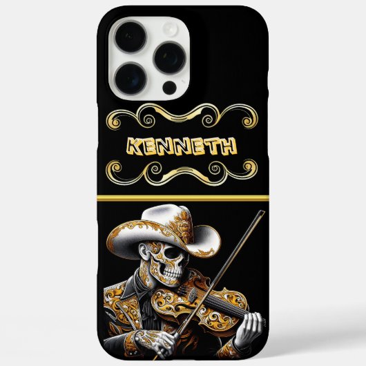 Skeleton Cowboy speelt viool Case-Mate iPhone Case (Achterkant)