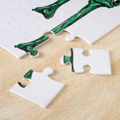 Skeleton Creepy Yoga Skull Dancing Legpuzzel (Zijkant)