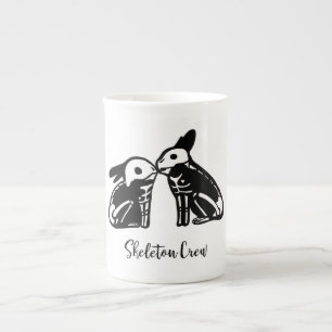 Skeleton Crew Bunnies Porselein Kop