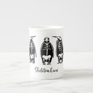 Skeleton Crew Penguin Trio Porselein Kop