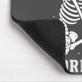 Skeleton Crochet Crafter Tee Just One More Row  Muismat (Hoek)