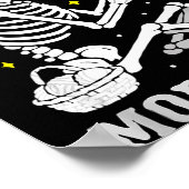 Skeleton Crochet Crafter Tee Just One More Row  Poster (Hoek)