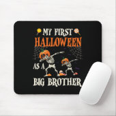 Skeleton Dabbin samen mijn eerste Halloween als ee Muismat (Met muis)