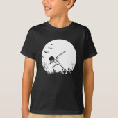 skeleton Dabbing Funny Halloween Dab Dance T-shirt (Voorkant)