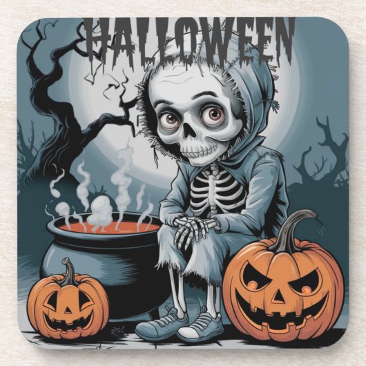 Skeleton Dance Bier Onderzetter (Voorkant)