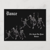 Skeleton Dance Briefkaart (Voorkant)