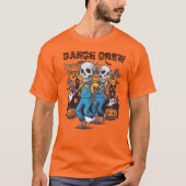 Skeleton Dance Crew Shirt Funny Dancing Skelet (Voorkant)
