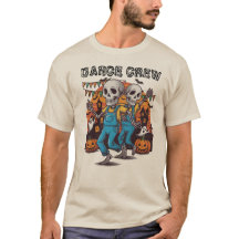 Skeleton Dance Crew Shirt Funny Dancing Skelet