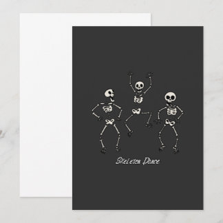 Skeleton dance kaart