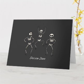 Skeleton dance kaart