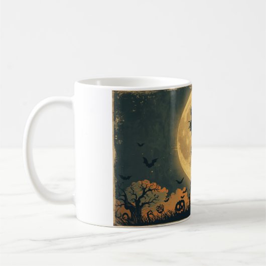 Skeleton Dance Mug | Romantic Halloween Moon Cup Koffiemok (Links)