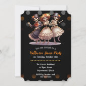 Skeleton Dance Party Kaart (Voorkant)