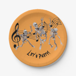 Skeleton Dance Party Paper Bord