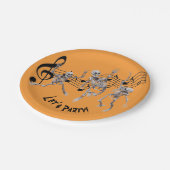 Skeleton Dance Party Paper Bord (Gekanteld)