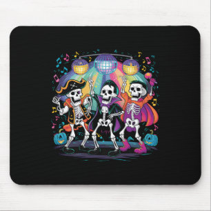 Skeleton Dance Party Spooky Halloween-viering Muismat