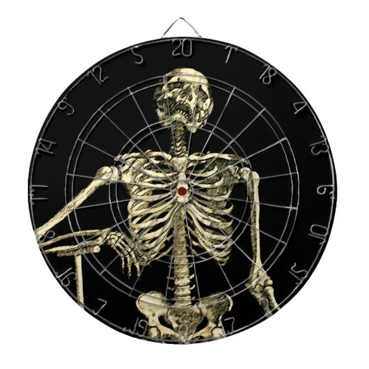 Skeleton Dart Board Dartbord (Voorkant)
