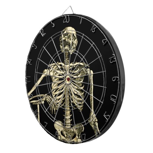 Skeleton Dart Board Dartbord (Voorkant Rechts)