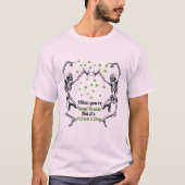 Skeleton Dead, maar het is Patrick's dag T-shirt (Voorkant)