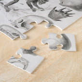 SKELETON DEATH FOSSIL Mammalia Legpuzzel (Zijkant)