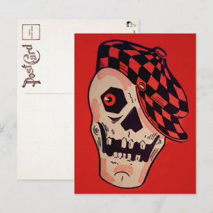 Skeleton Decoratie Briefkaart