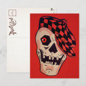  Skeleton Decoratie Briefkaart (Voorkant / Achterkant)