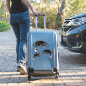 Skeleton Demon Fallen Angel Horror Goth art  Sticker (Koffer Insitu)