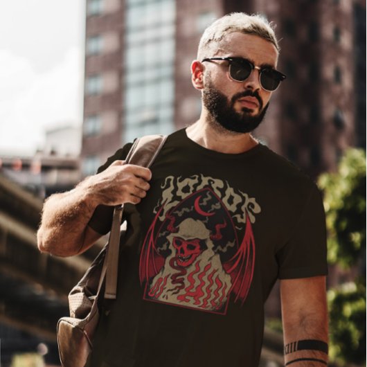 Skeleton Demon Hell Creature T-shirt