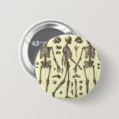 Skeleton Diagrammen Ronde Button 5,7 Cm (Voorkant /achterkant)