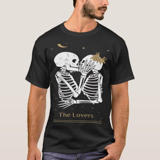  skeleton die occulte Gothic zoet T-shirt (Voorkant)
